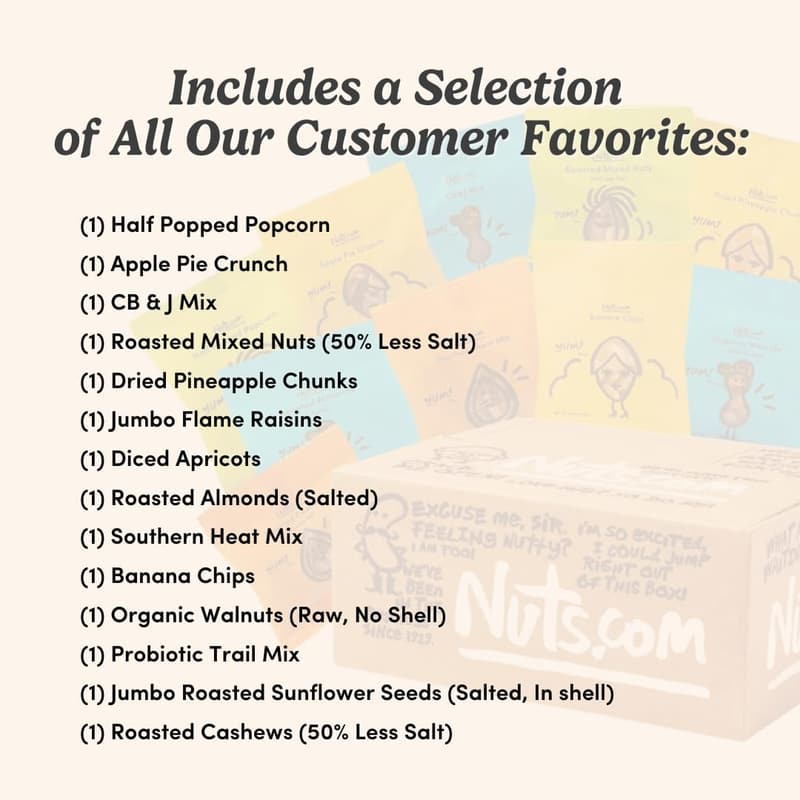 Gourmet Snack Box for Summer - Mixed Nuts & Dried Fruits