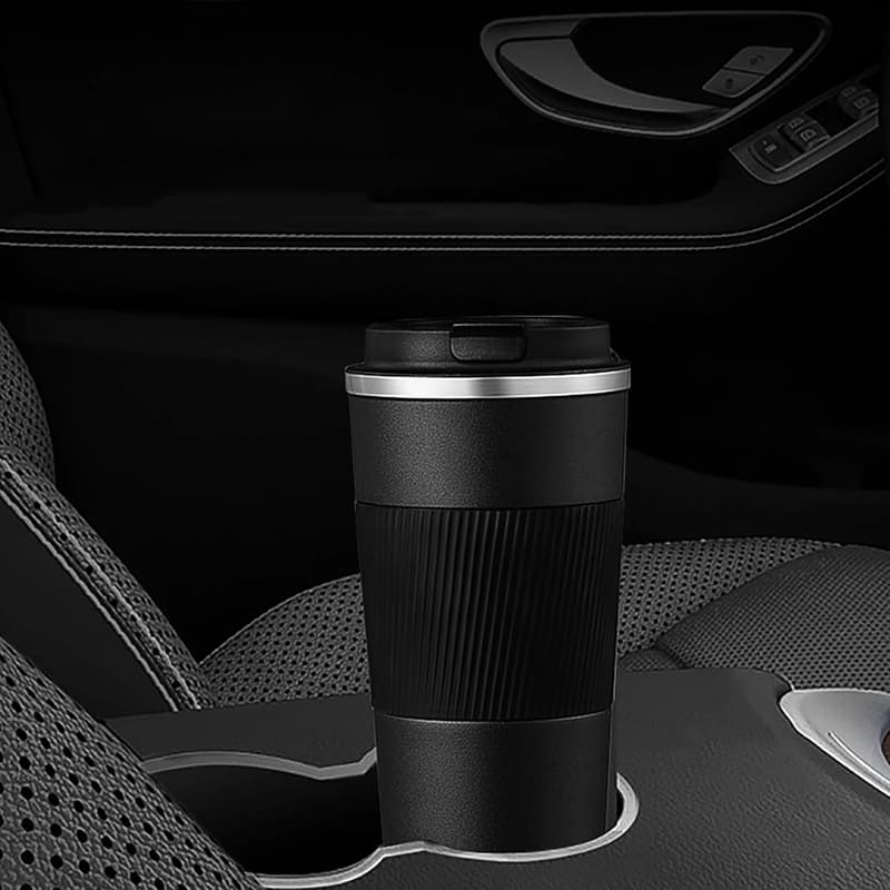 Stainless Steel 17oz Travel Mug with Spill-Proof Lid for Hot/Cold Beverages