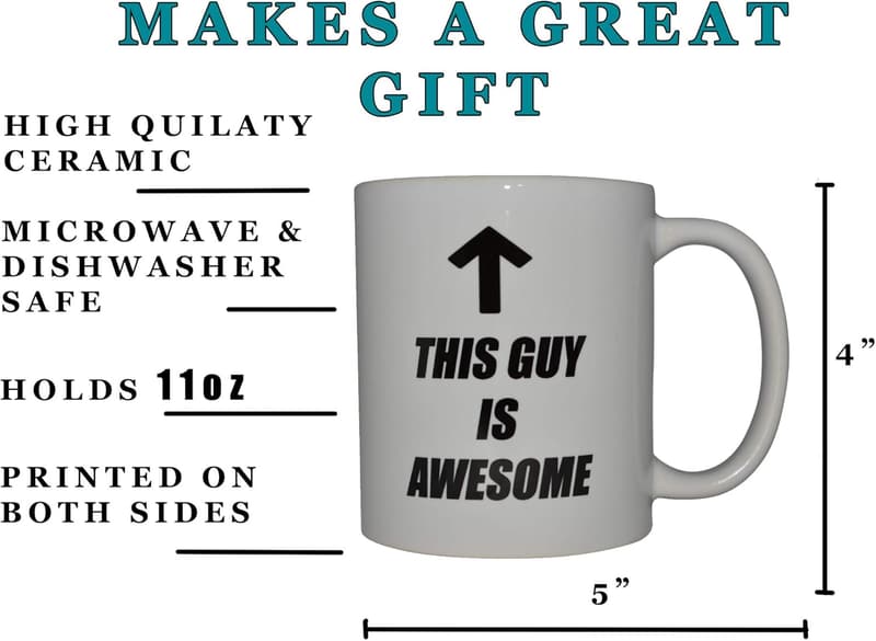 Funny Novelty Coffee Mug for Men - 