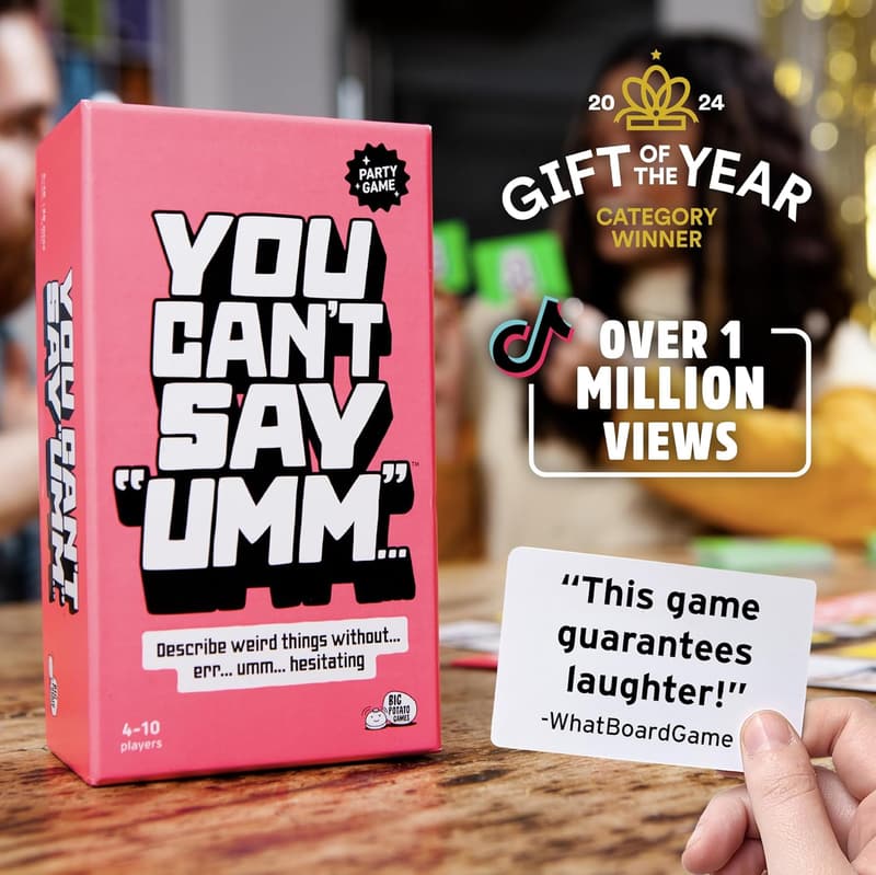 Family Word Game: You Can't Say UMM - Fast-Paced Fun