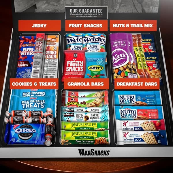 Healthy Snack Care Package for Men – Jerky, Nuts & Granola