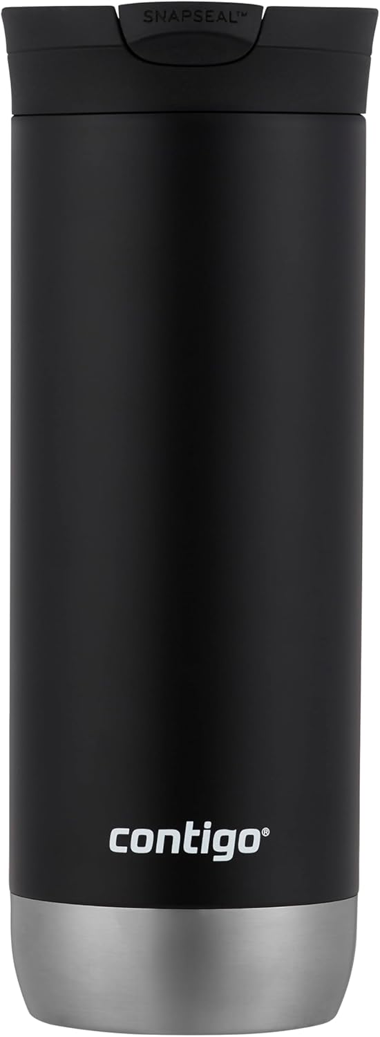 16oz Vacuum-Insulated Stainless Steel Travel Mug - Leak-Proof