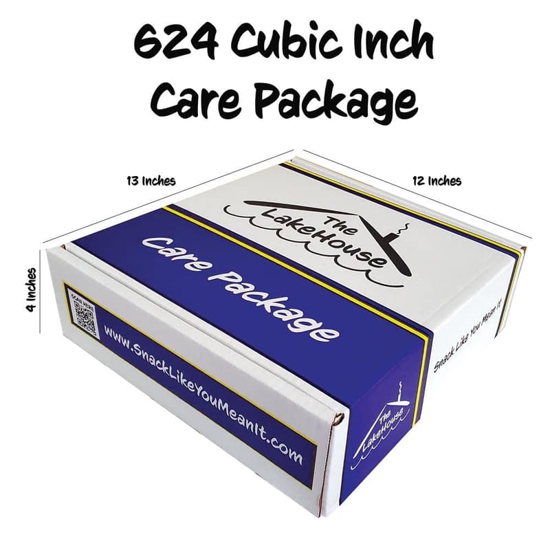 College Care Package Snack Box - 60 Count for Students
