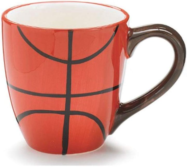 13 Oz Ceramic Basketball Mug for Sports Fans