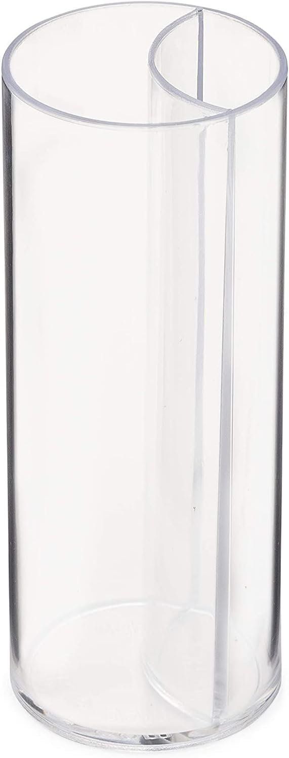 Divided Test Tube Shot Glasses Set - Clear Plastic for Parties