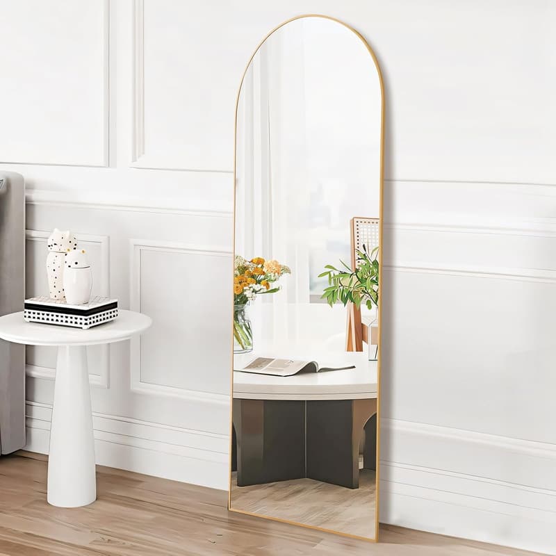 Full-Length Gold Standing Mirror - 59