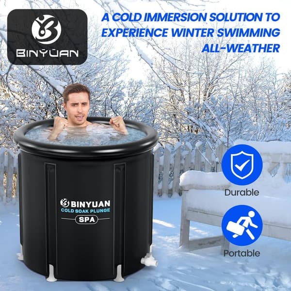 Cold Plunge Tub for Athletes - 99 Gal Portable Ice Bath