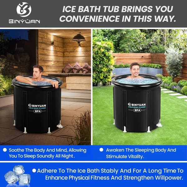 Cold Plunge Tub for Athletes - 99 Gal Portable Ice Bath
