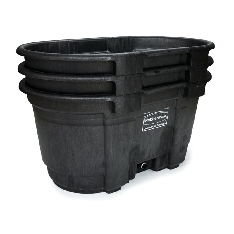 100-Gallon Heavy-Duty Structural Foam Tank for Livestock & Pets
