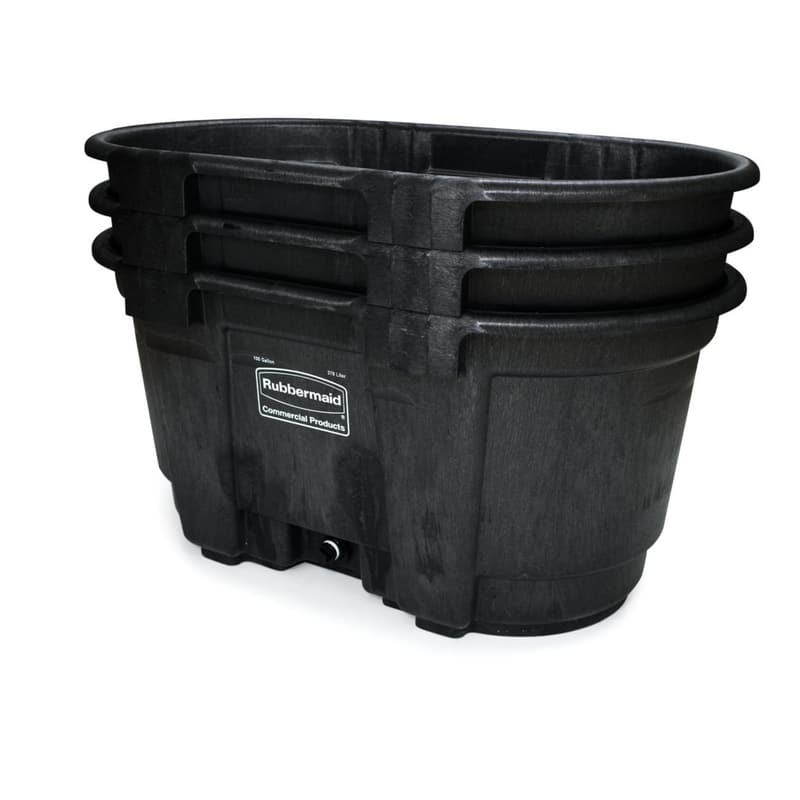 100-Gallon Heavy-Duty Structural Foam Tank for Livestock & Pets