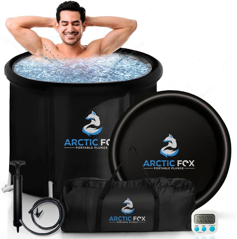 Inflatable Ice Bath Tub for Athletes - 99 Gallons, Travel-Friendly
