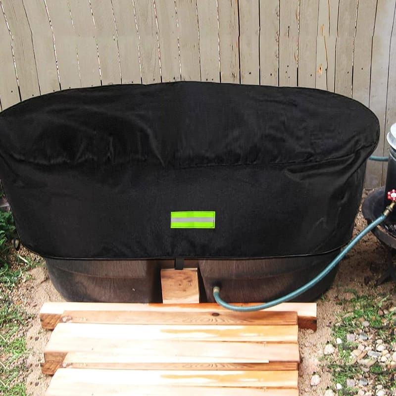 Insulated Waterproof Cover for 100 Gallon Stock Tank