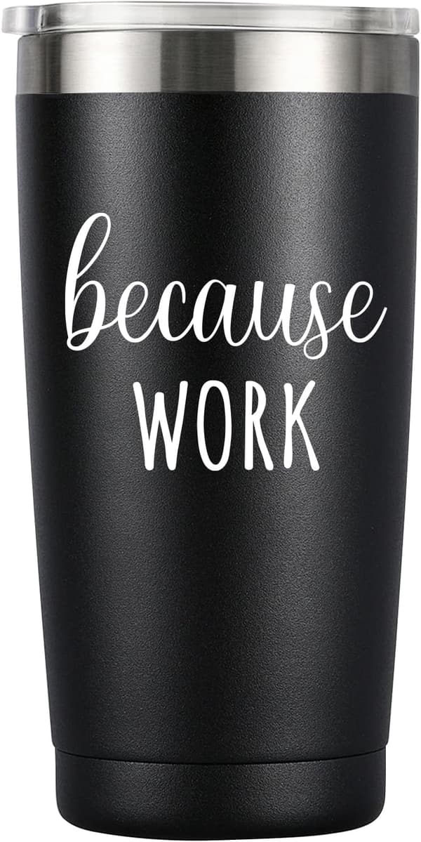 Funny Birthday Tumbler Gift for Coworkers & Boss - 20oz Stainless Steel
