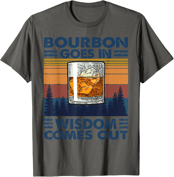 Bourbon Drinking Lover Gift T-Shirt for Whiskey Enthusiasts