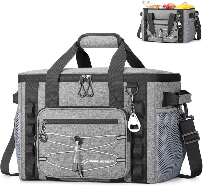 Collapsible Insulated Cooler Bag for Camping & Travel