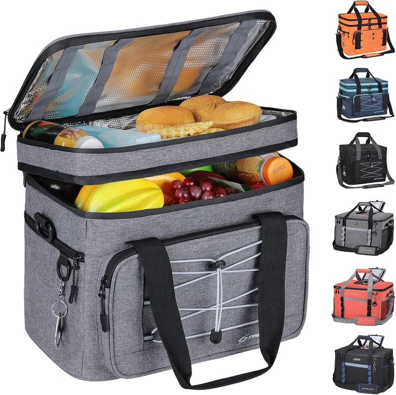 Large Leakproof Soft Cooler Bag for Camping & Travel