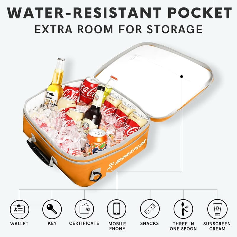 Insulated Paddleboard Cooler Bag - Waterproof 12 Can Capacity