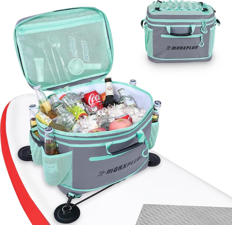 Insulated Paddleboard Deck Cooler Bag for 40 Cans