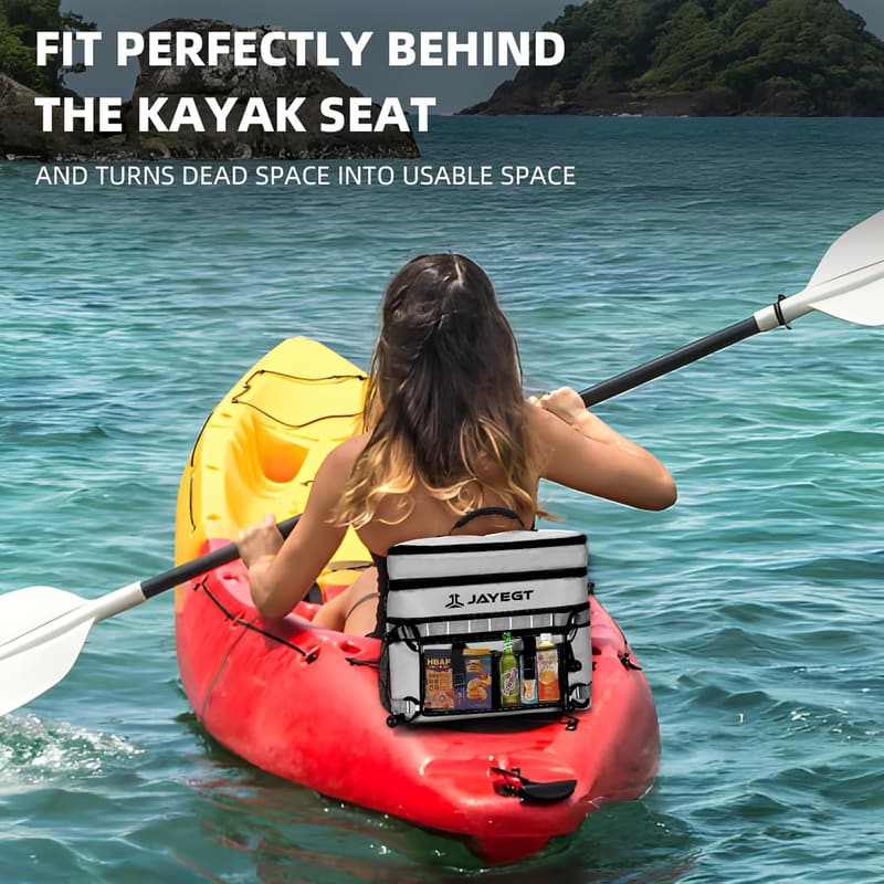 Portable Waterproof Kayak Cooler Bag - Ideal for Fishing & Picnics