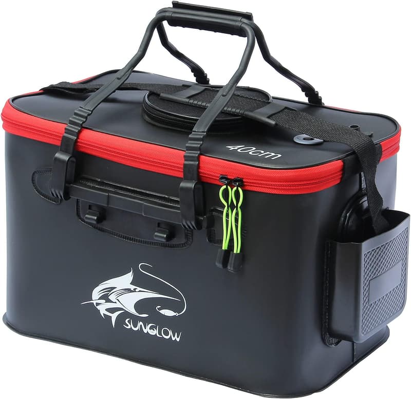 Foldable Fishing Bucket for Live Bait - 6/8/10 Gallon