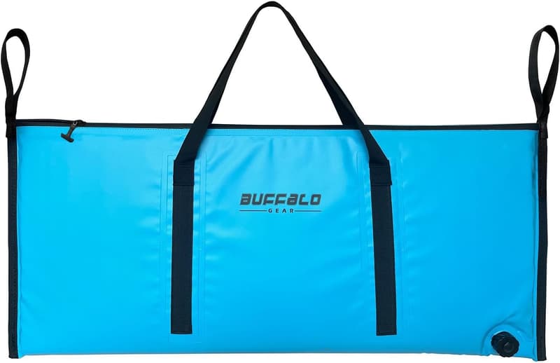 Insulated Portable Fish Cooler Bag - Leakproof, 24+ Hours Cold