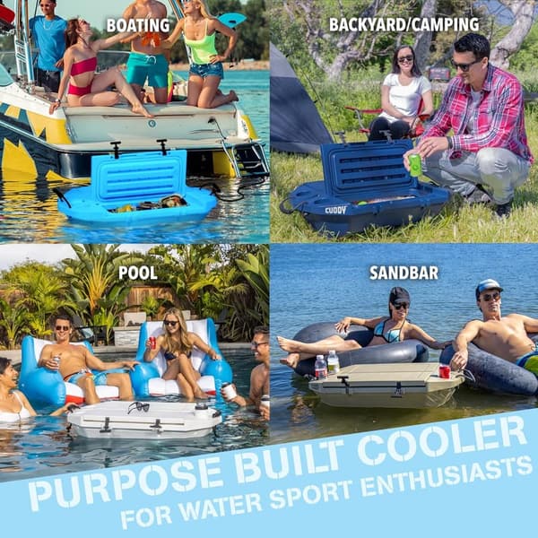40QT CUDDY Floating Cooler & Dry Storage for Water Activities