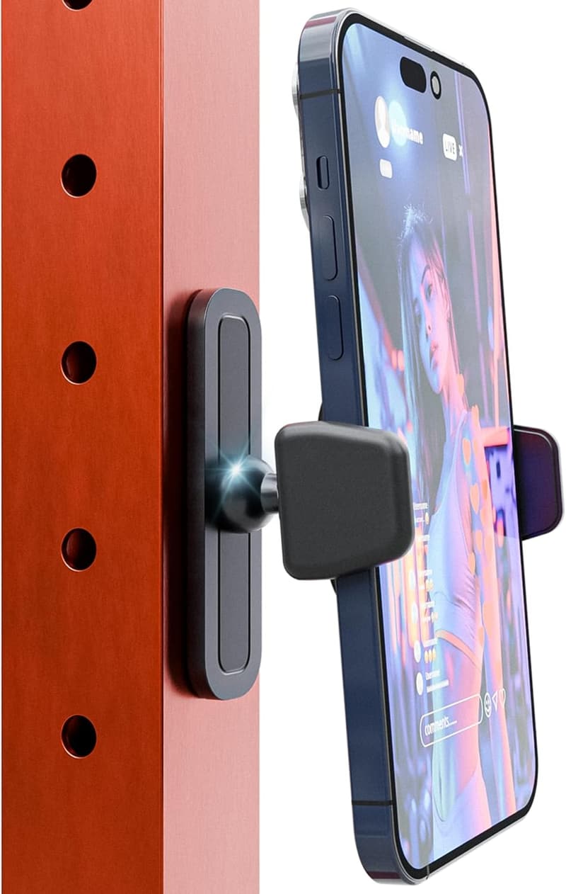 Magnetic Phone Holder for Gym Workouts and Home Use