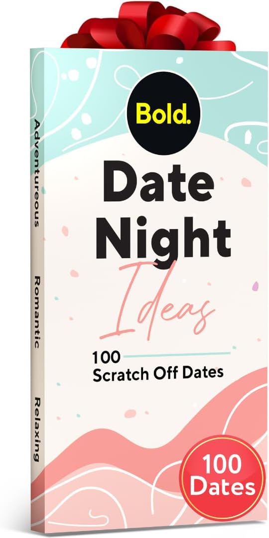 Date Night Scratch-Off Ideas Cards - Fun Couples Gift