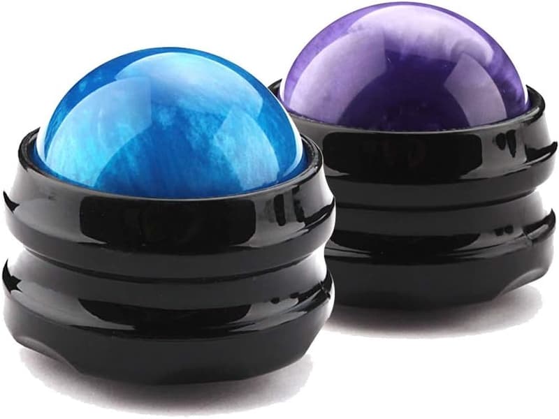Handheld Massage Roller Balls - 2-Pack for Sore Muscle Relief