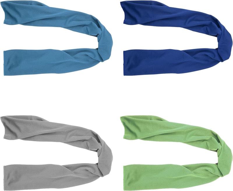 Cooling Towels - 4 Pack Chilly Microfiber for Sports & Fitness