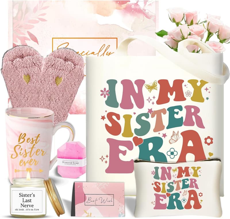 Unique Sister Gift Basket - Thoughtful Birthday & Mother's Day Present