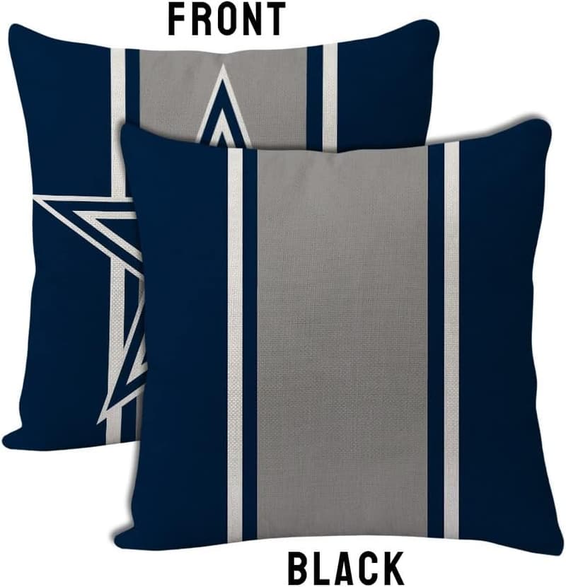 Football Style Throw Pillow Covers, 18
