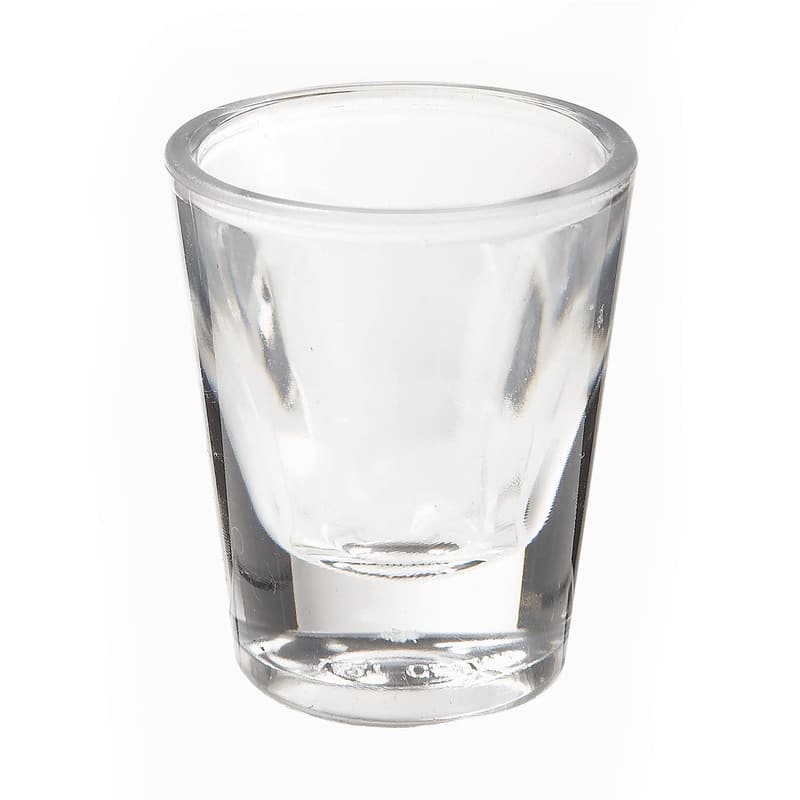 BPA-Free Break-Resistant Clear Plastic Shot Glasses (Set of 4)