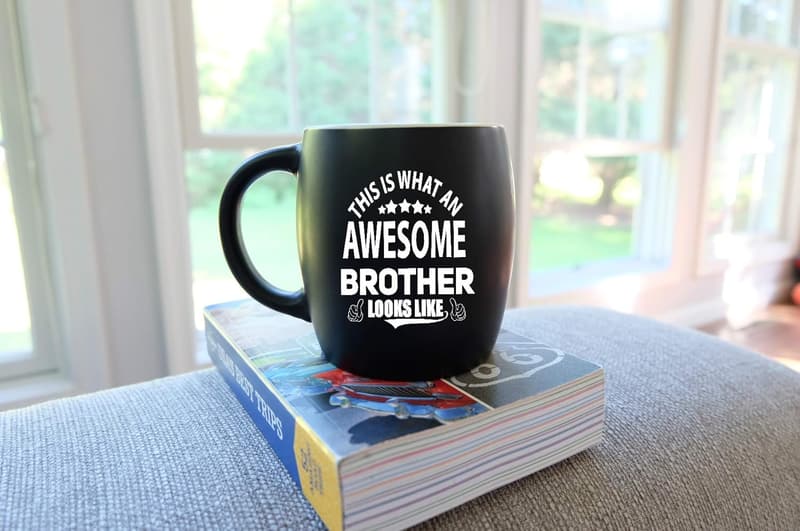 Awesome Brother Mug – Funny 16oz Coffee Gift for Him