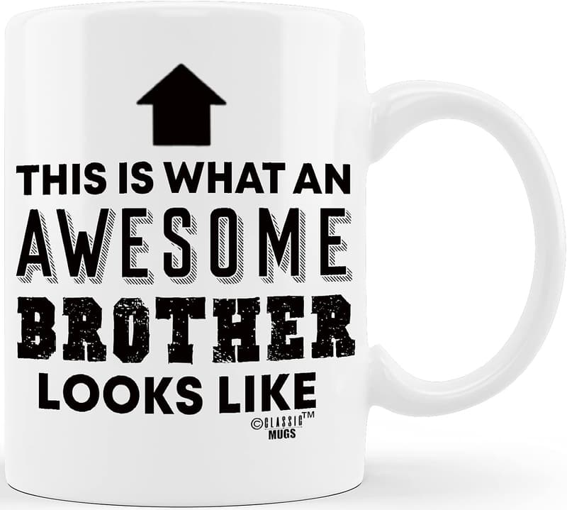 World's Best Brother Coffee Mug - Fun Gift for Siblings