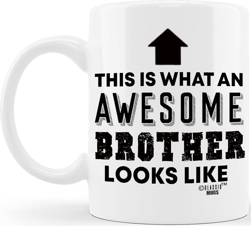 World's Best Brother Coffee Mug - Fun Gift for Siblings