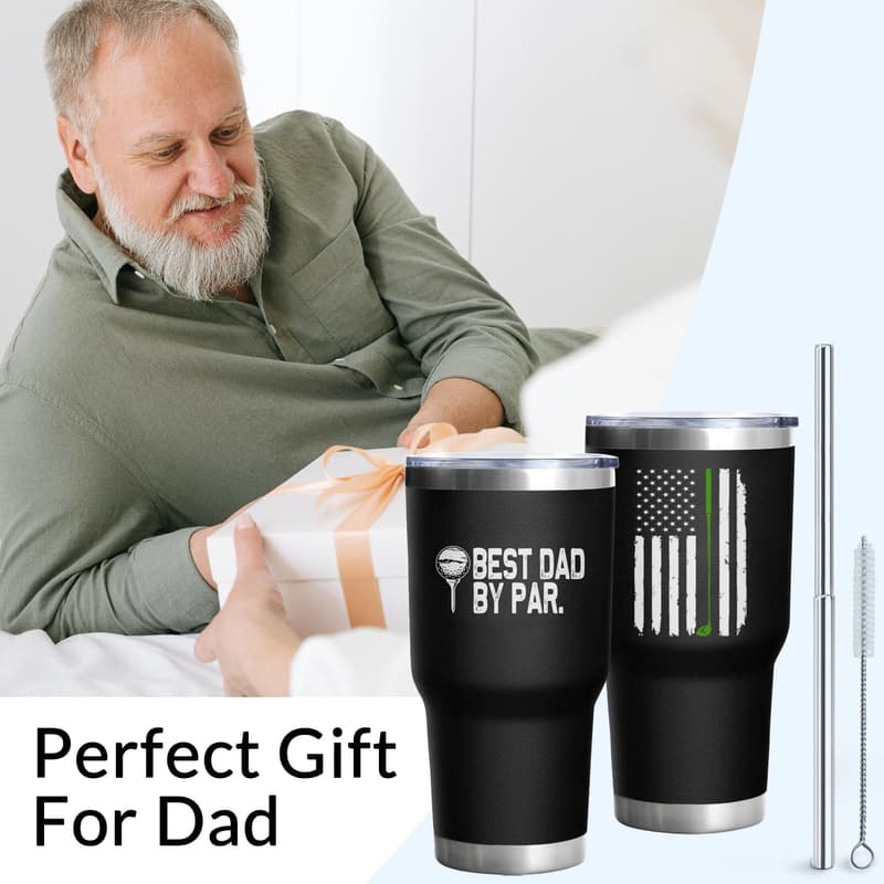 Father's Day Gift: 30 Oz Insulated Stainless Steel Tumbler