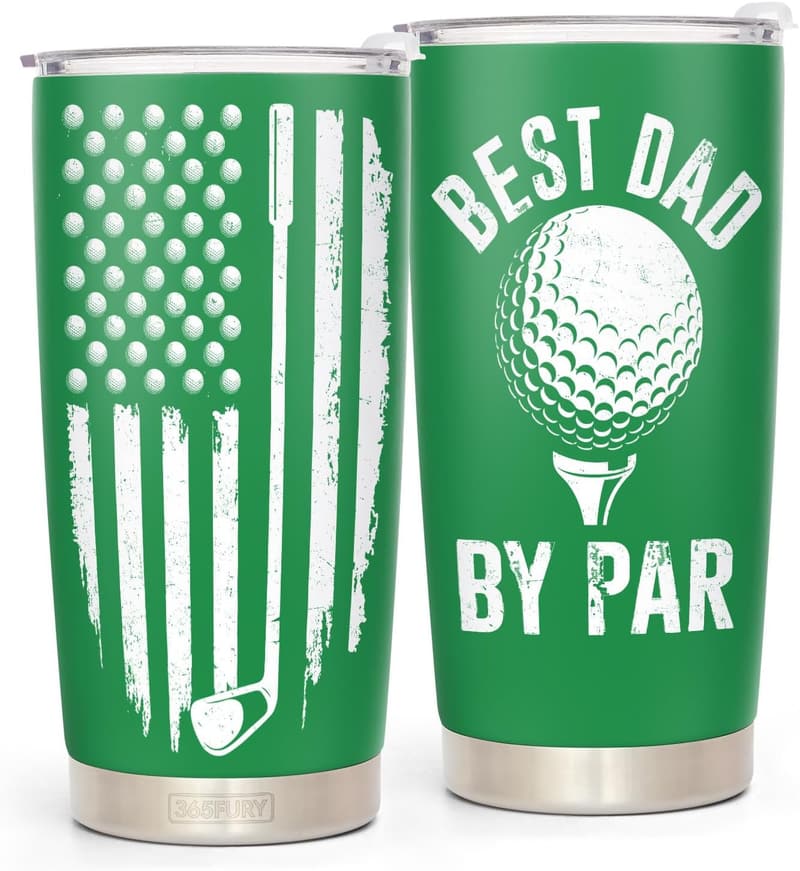 Father's Day Golf Tumbler for Dad - 20oz, Funny Gift