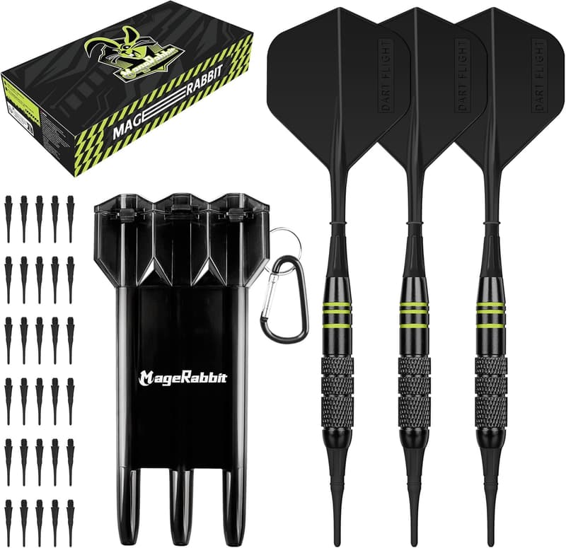 Electronic Dartboard Soft Tip Dart Set with 30 Extra Tips