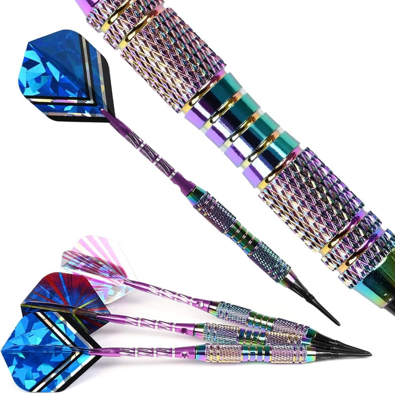 Professional Soft Tip Darts Set for Electronic Dartboards - 6 Pcs