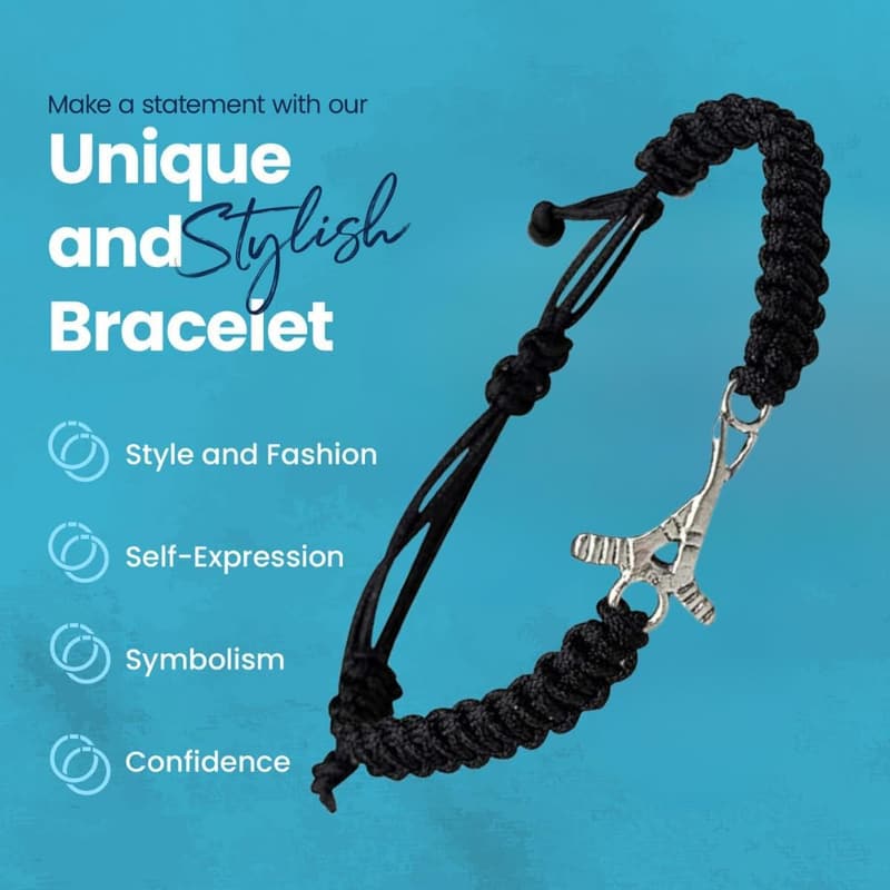 Hockey Bracelet for Players & Coaches - Sportybella Jewelry