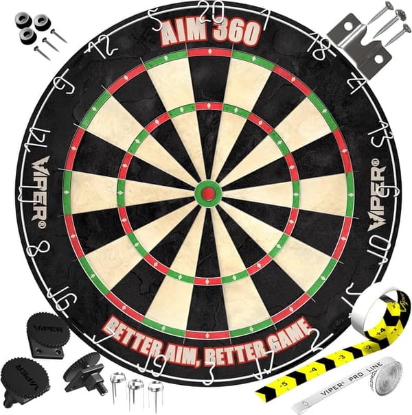 Viper AIM 360 Bristle Dartboard Set for Precision Training