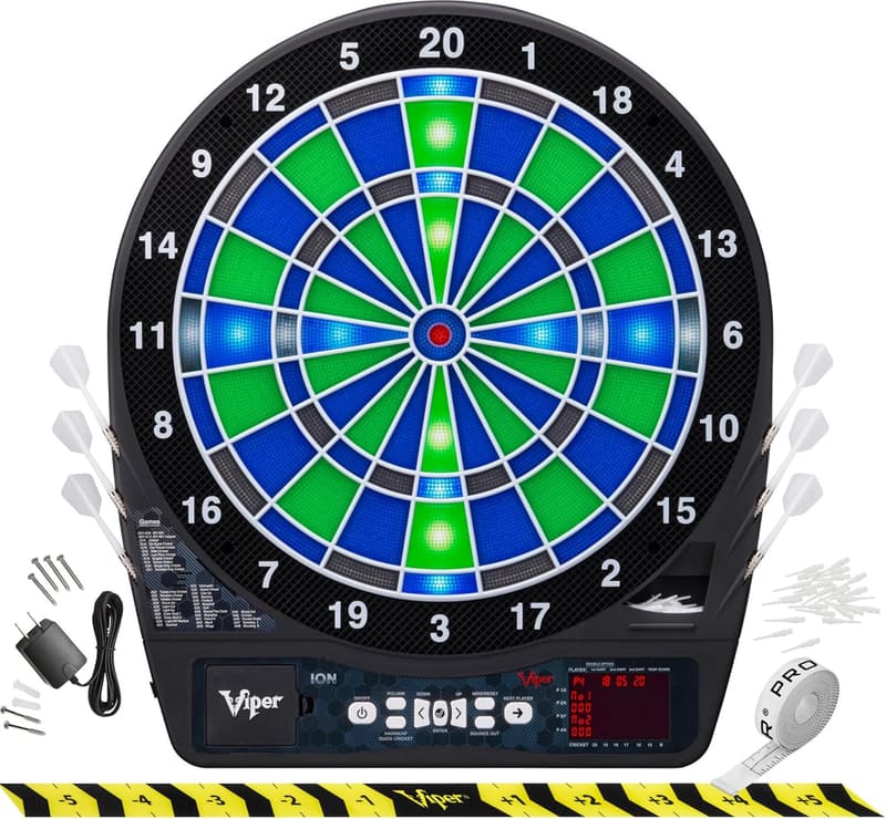 Viper Ion Electronic Dartboard with Illuminated Segments
