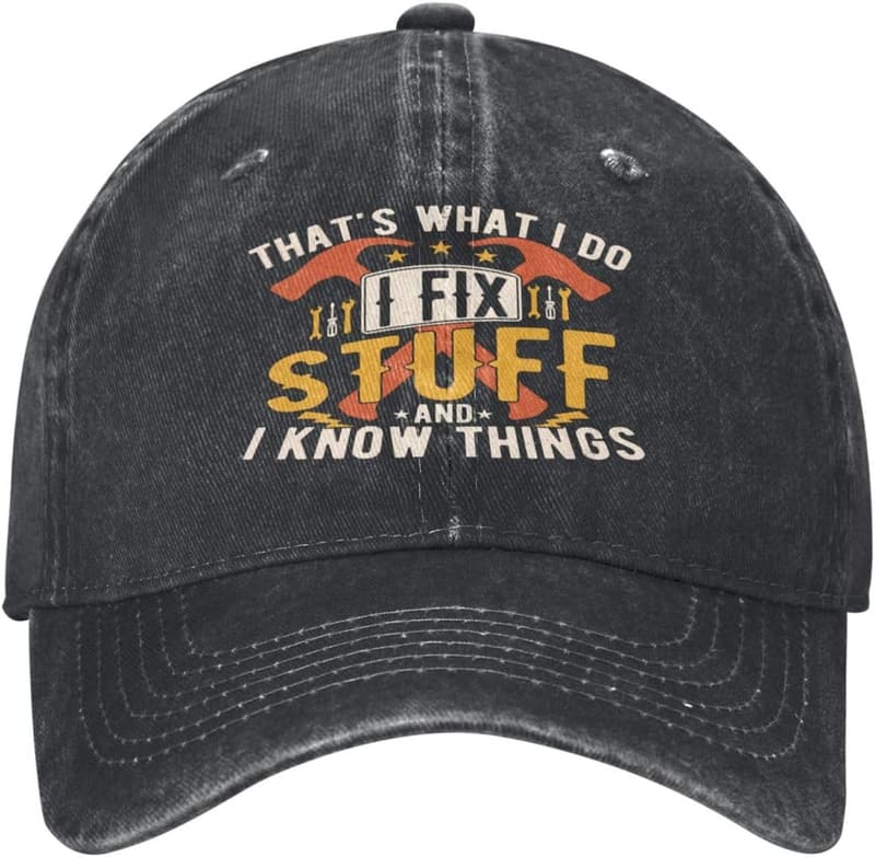Birthday Gift for Men - Adjustable Vintage Washed Cotton Baseball Cap