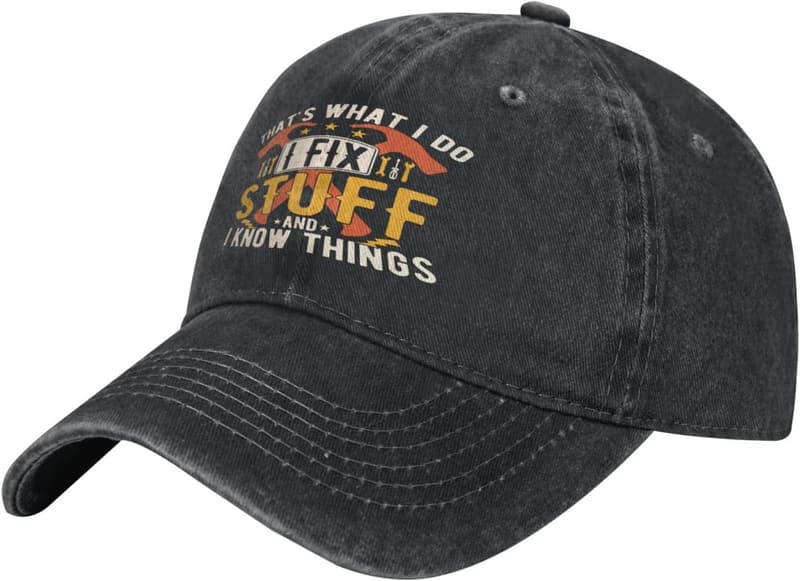 Birthday Gift for Men - Adjustable Vintage Washed Cotton Baseball Cap