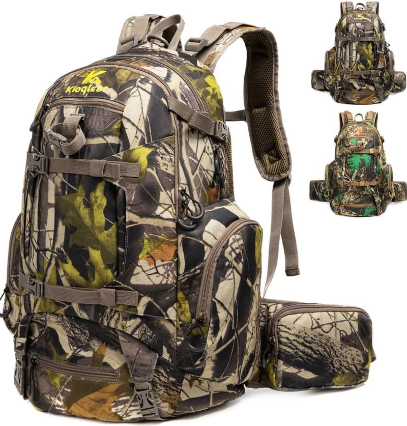 Durable Large Capacity Hunting Backpack with Rain Cover