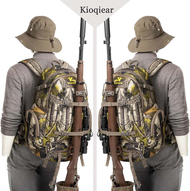 Durable Large Capacity Hunting Backpack with Rain Cover