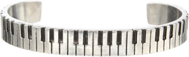Inspirational Piano Cuff Bracelet - Gift for Music Lovers