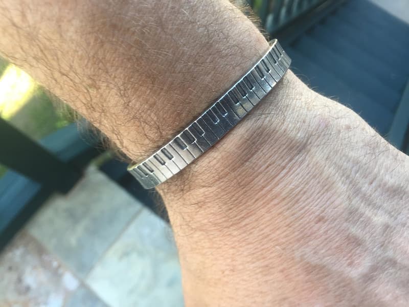 Inspirational Piano Cuff Bracelet - Gift for Music Lovers