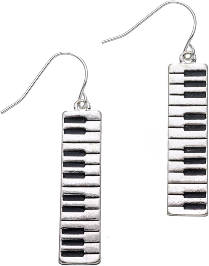 Piano Earrings for Women | Music-Themed Dangle Jewelry